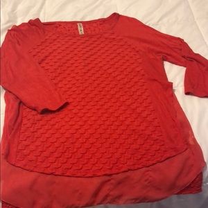 3/4 length sleeved blouse